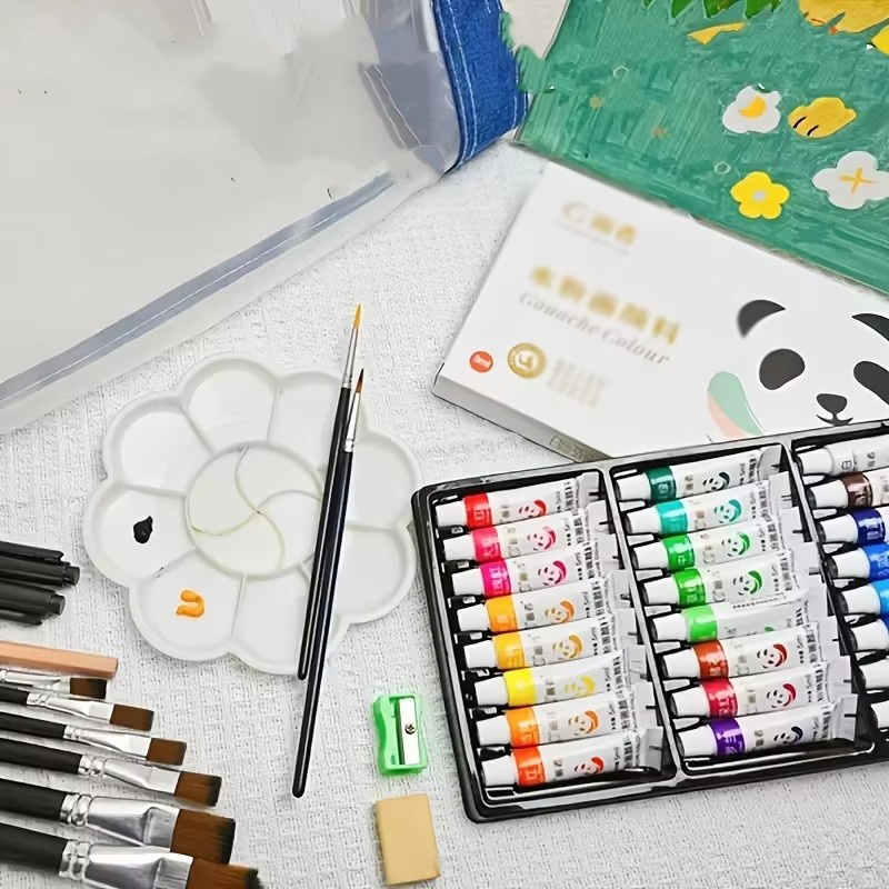 Gouache Paint Set - Set Cat Gouache - Kualitas Seniman