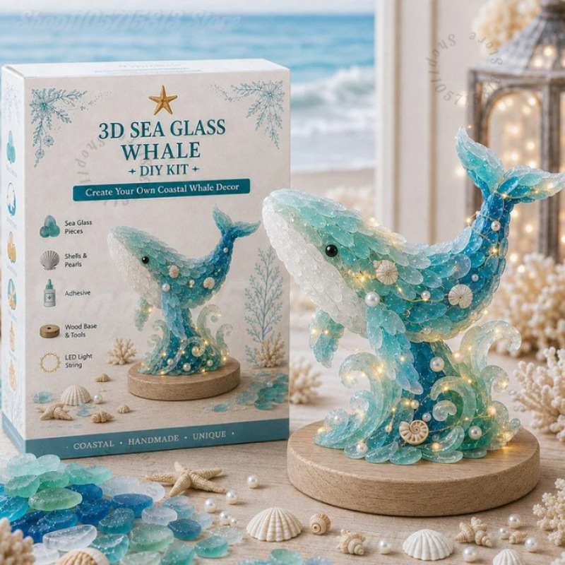 Art Craft Kit - Paket Kerajinan Kaca Laut DIY Bertema