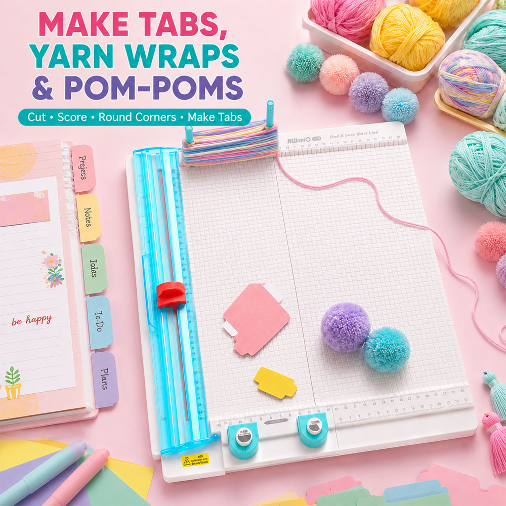Art Craft With Paper - Pemotong Kertas & Papan Lipat 7-in-1,