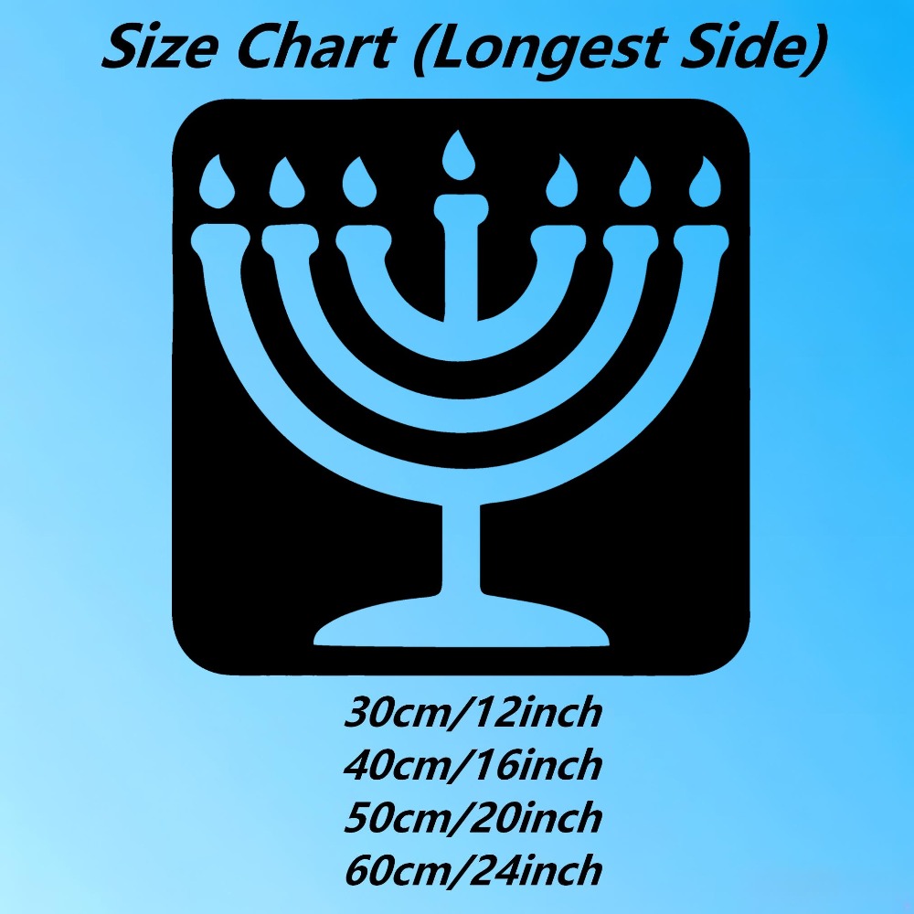 Art & Craft Paper For Kids - CIFBUY Hiasan Dinding Logam Menorah Vintage,