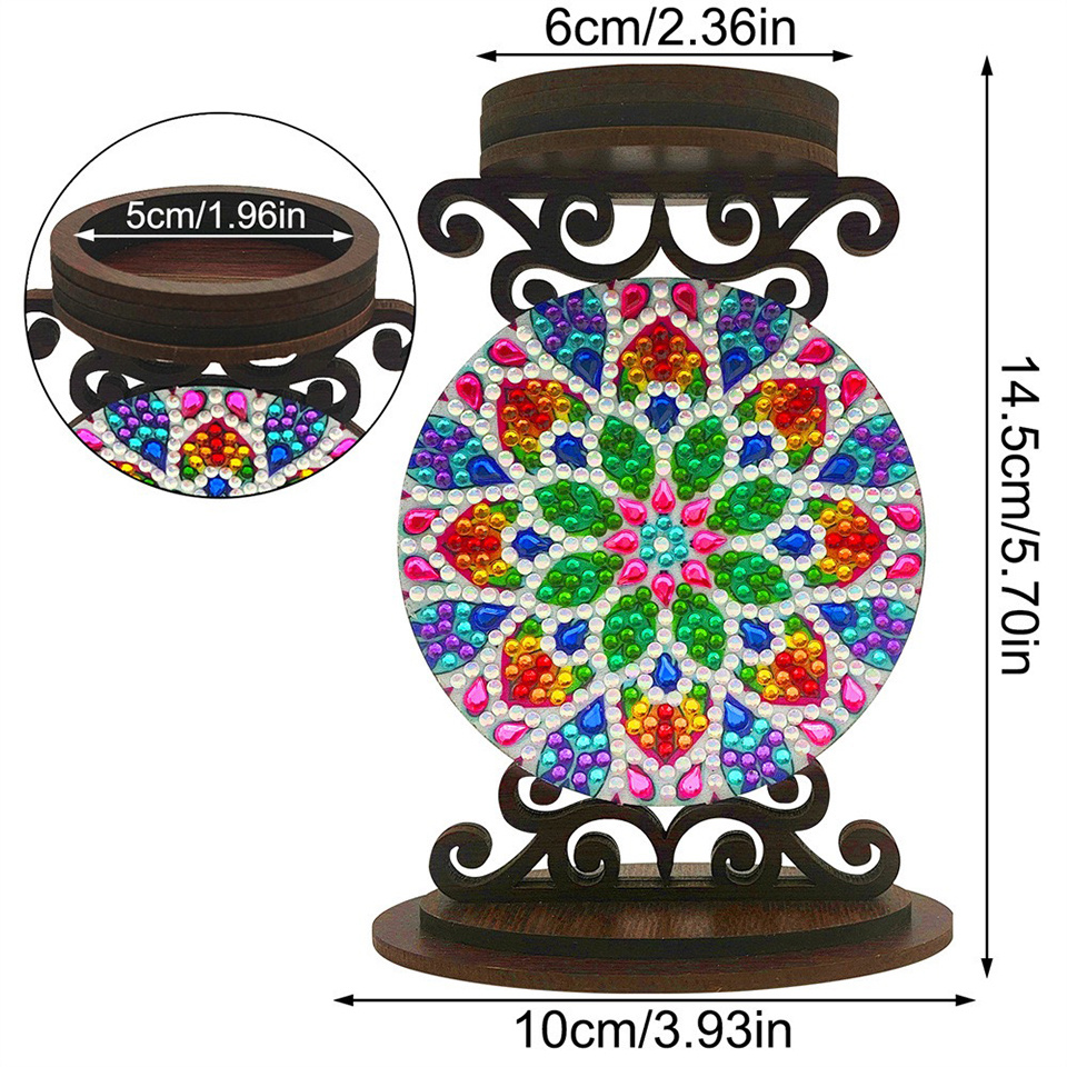 Tempat lilin berbentuk bunga,  - Art Craft Kit ulasan dan harga