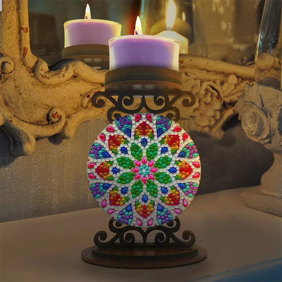 Tempat lilin berbentuk bunga,  - Art Craft Kit ulasan dan harga