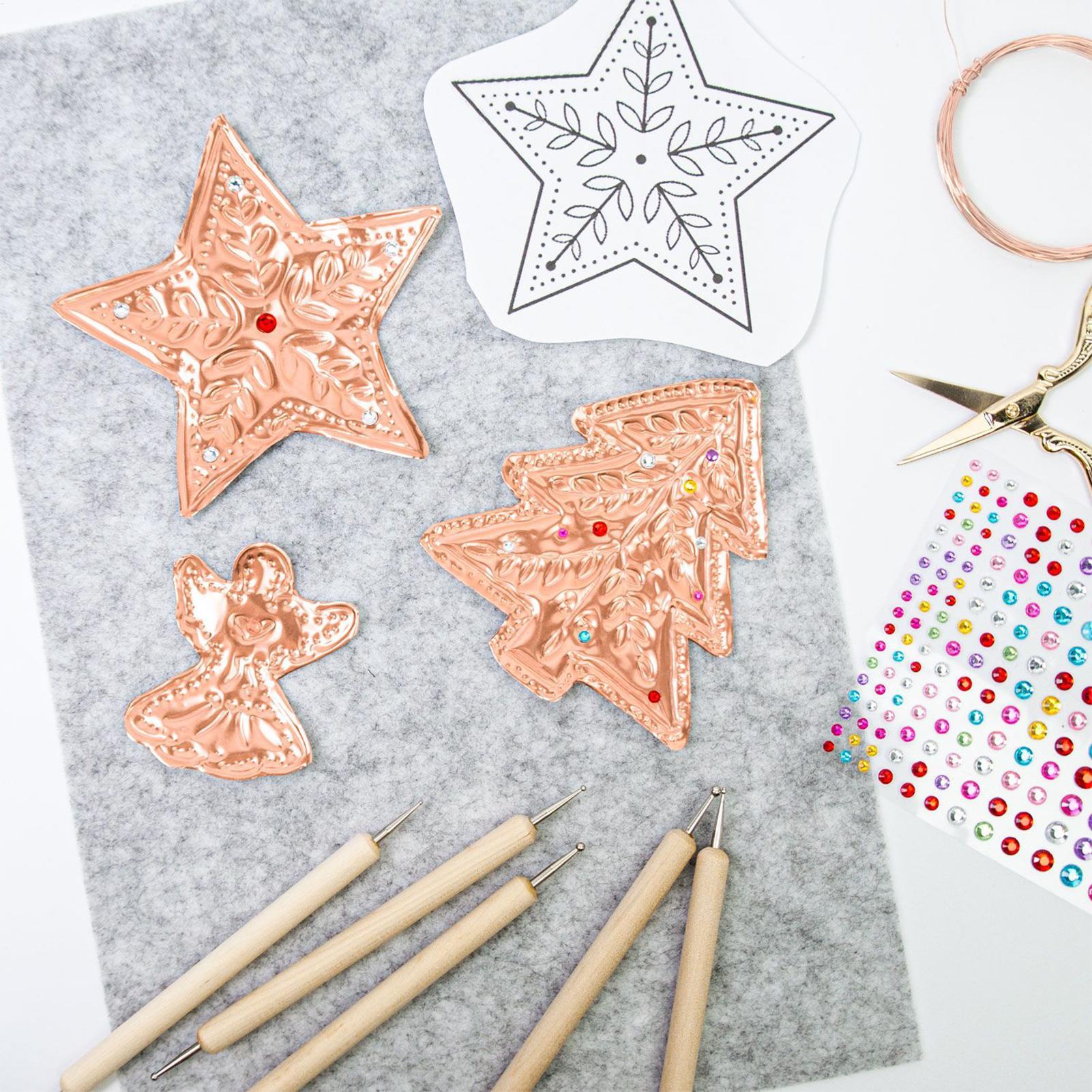 Kertas Foil Embossing 8 Lembar - Art Craft With Paper ulasan dan harga