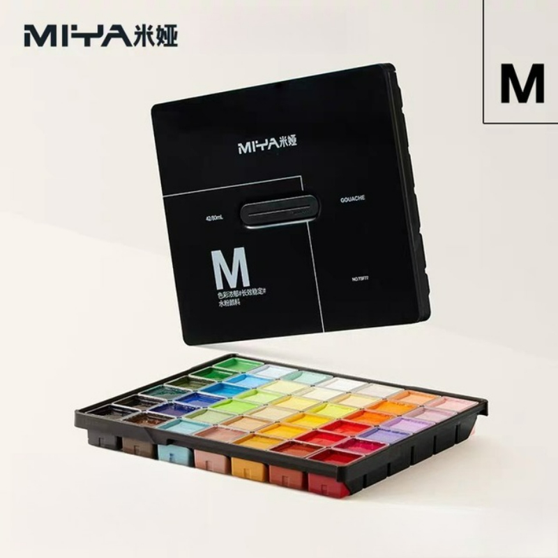 MIYA Set Cat Gouache Jelly M7  - Gouache Paint Set ulasan dan harga