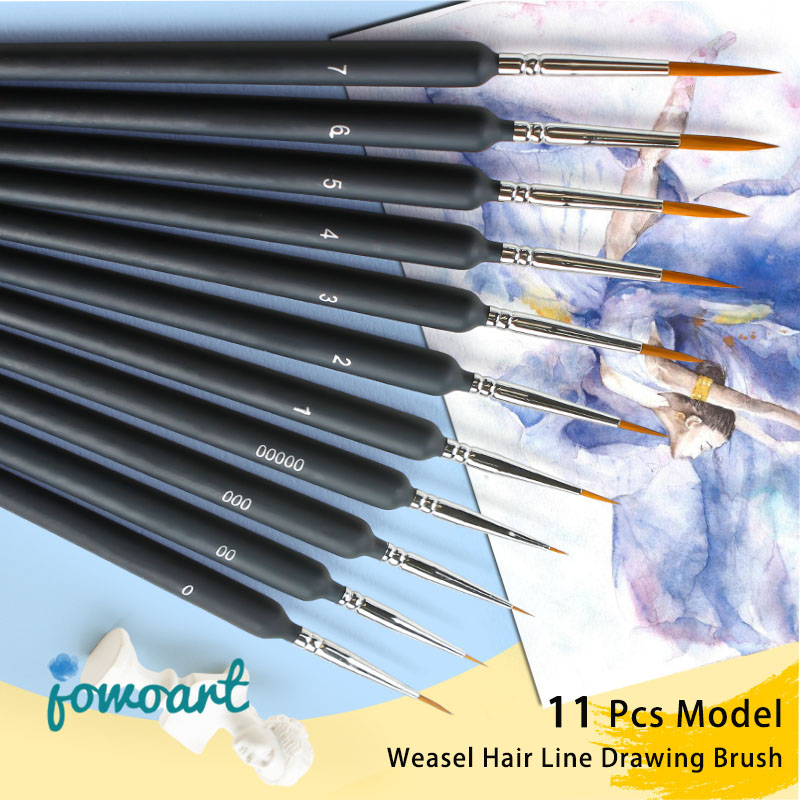 Kuas Hook Line Pen Watercolor  - Gouache Paint Set ulasan dan harga