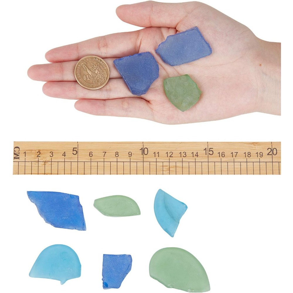 Kaca 3 Warna Aqua Biru Kobalt  - Art Craft Kit ulasan dan harga