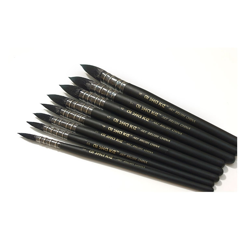 1 Buah Kuas Lukisan Bundar Nil - Gouache Paint Set ulasan dan harga