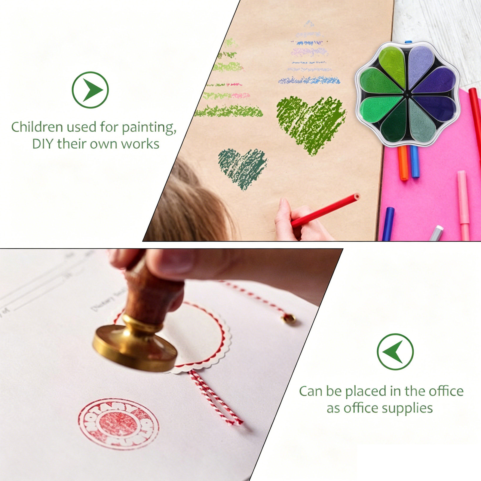 Bantalan Tinta Berwarna-warni  - Art And Craft For Nursery ulasan dan harga
