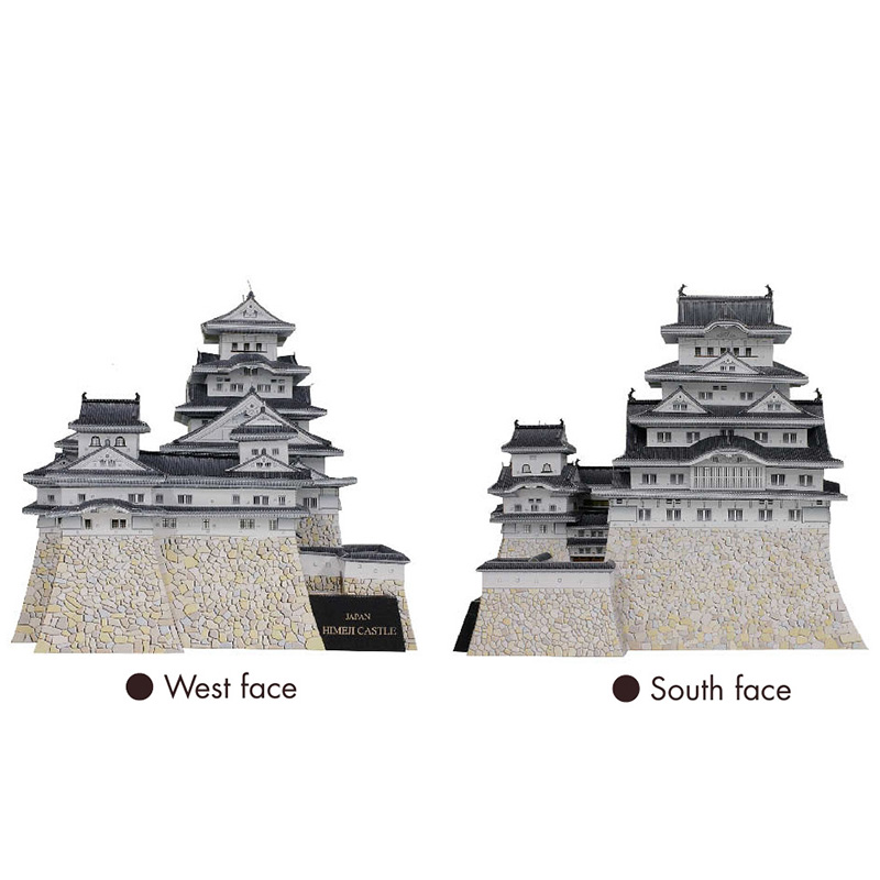 Jepang Himeji Kastil 3D Kertas - Art Craft Cardboard ulasan dan harga