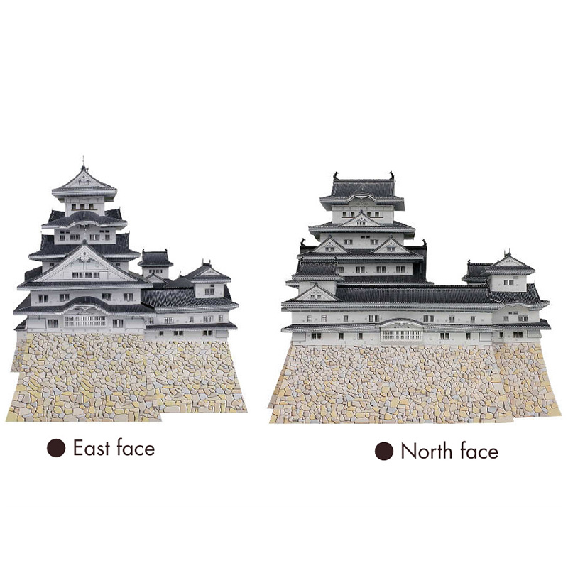 Jepang Himeji Kastil 3D Kertas - Art Craft Cardboard ulasan dan harga