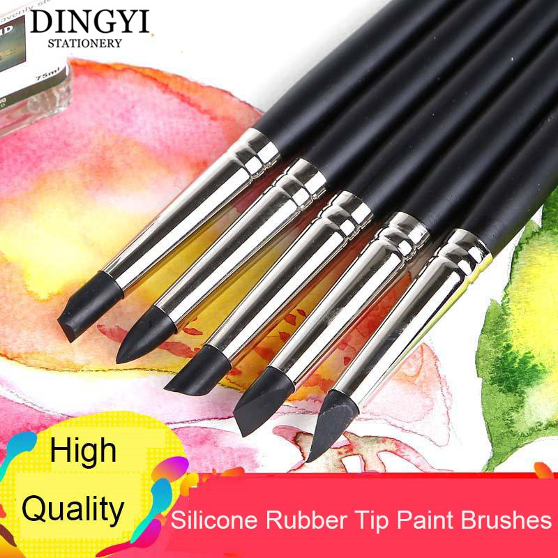 5 Buah Kuas Cat Ujung Karet Si - Gouache Paint Set ulasan dan harga