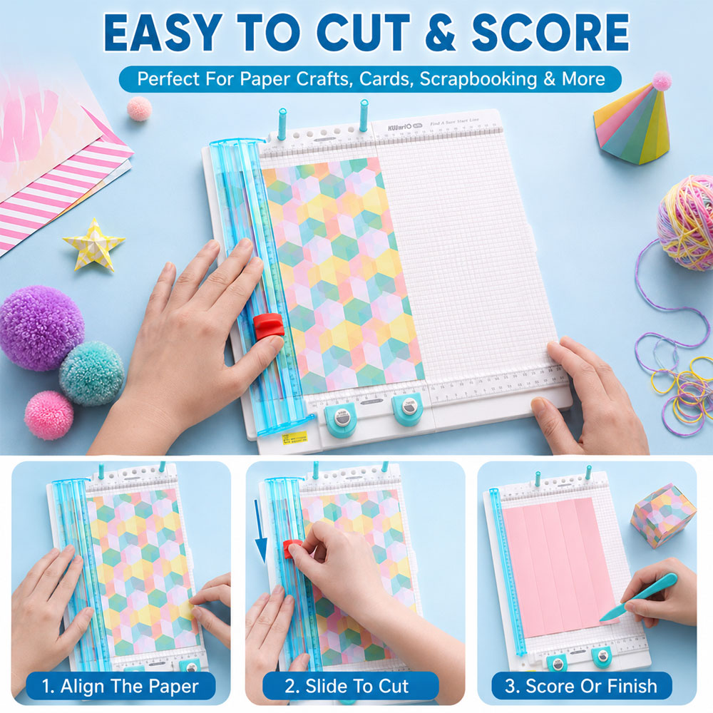 Pemotong Kertas & Papan Lipat  - Art Craft With Paper ulasan dan harga