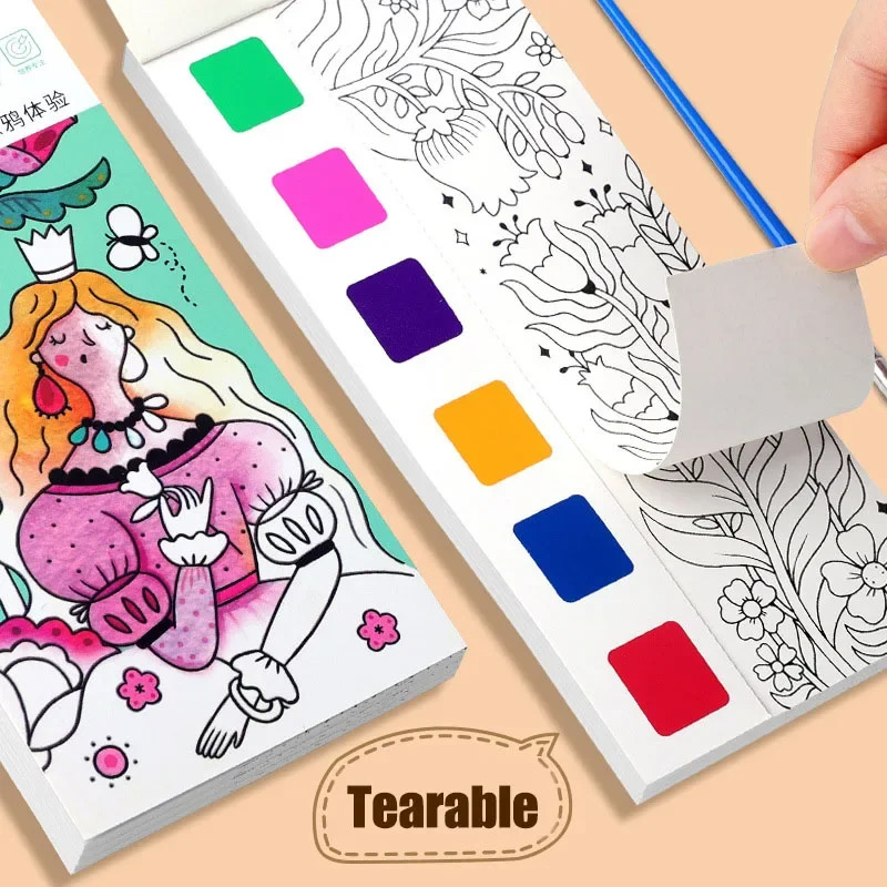 Set Buku Cat Air Portabel - 12 - Gouache Paint Set ulasan dan harga