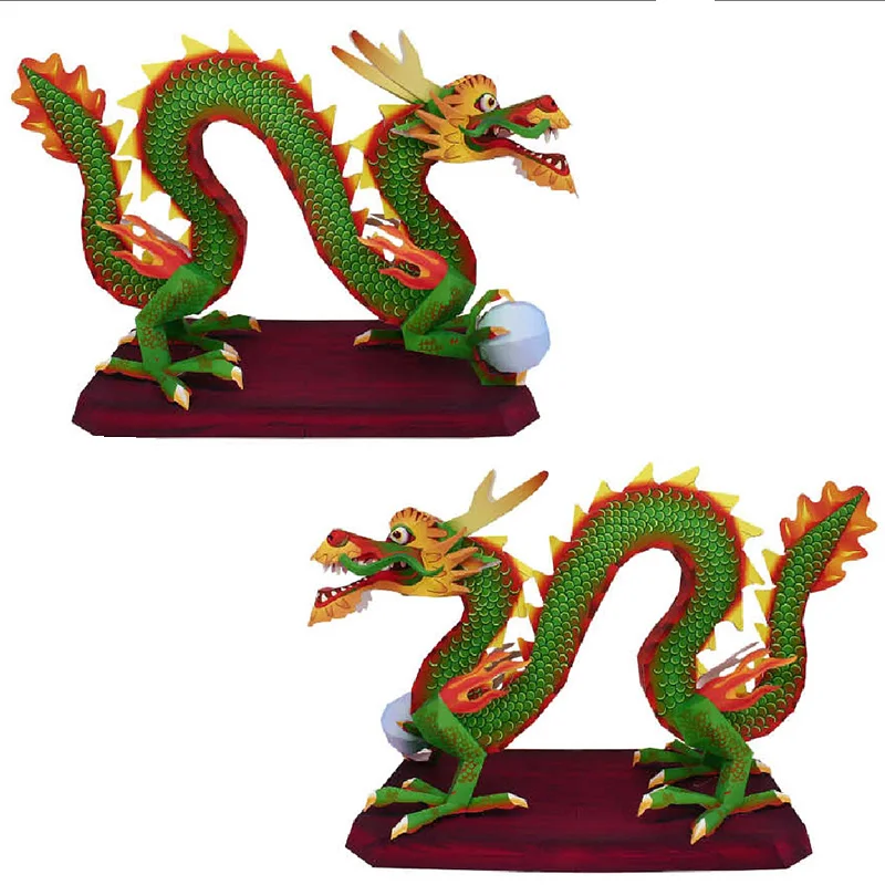 Naga Cina Loong buatan tangan  - Art Craft Cardboard ulasan dan harga