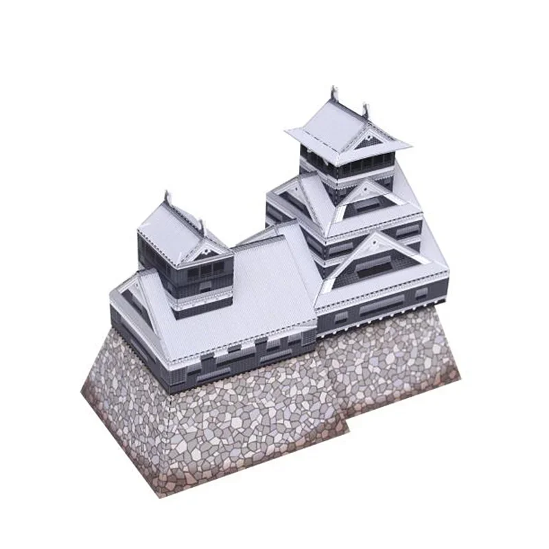Kastil Kumamoto Jepang Model R - Art Craft Cardboard ulasan dan harga