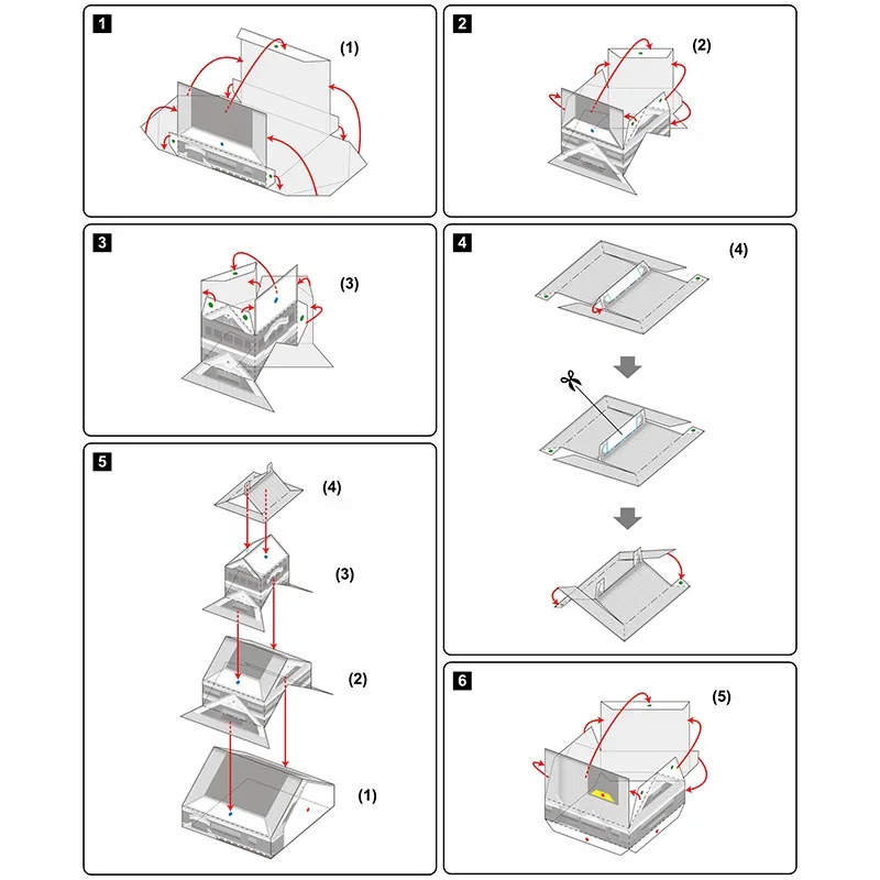 Kastil Kumamoto Jepang Model R - Art Craft Cardboard ulasan dan harga