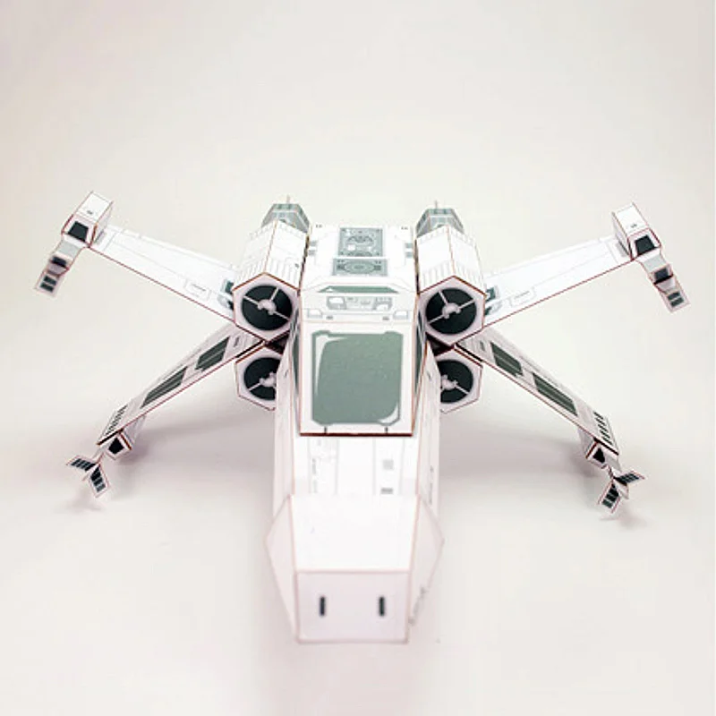 X-WING Tempur Kertas Putih Mod - Art Craft Cardboard ulasan dan harga