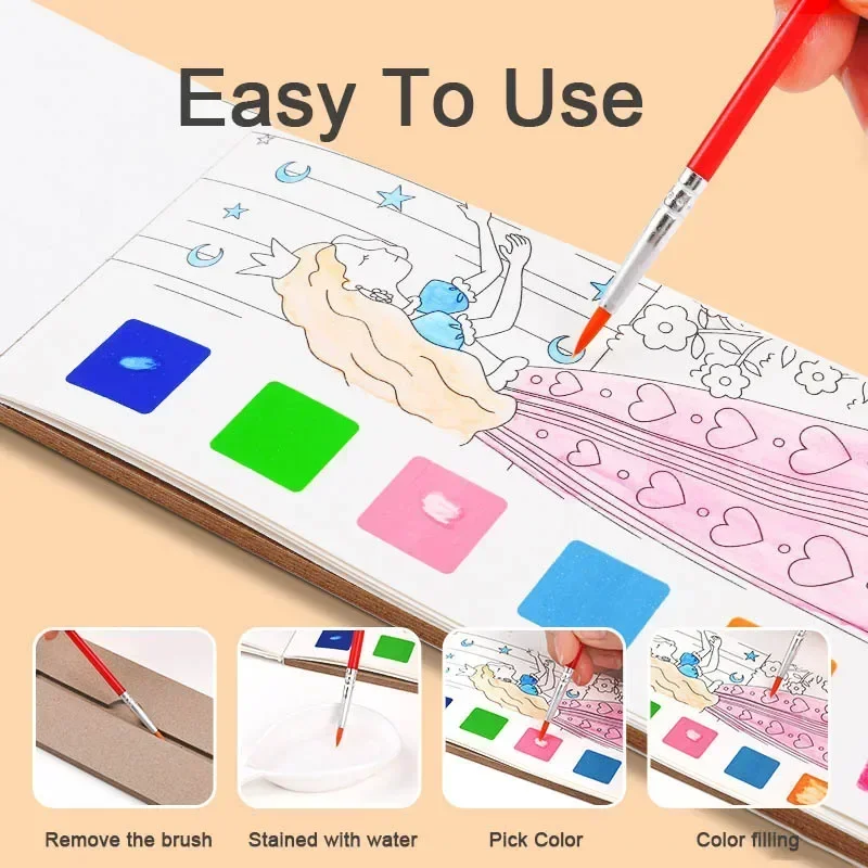 Buku Lukisan Cat Air Portabel  - Gouache Paint Set ulasan dan harga